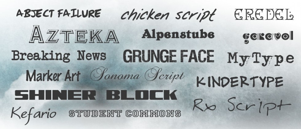 Free fonts for Mac and Windows