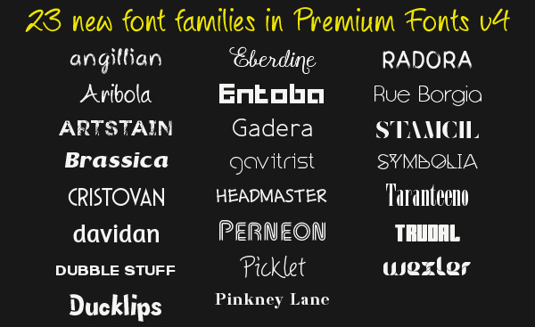 premium fonts for designers