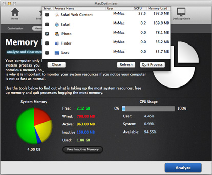 memory cleanmac