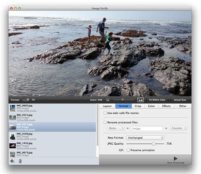 Image Smith - Batch Image Processing for Mac