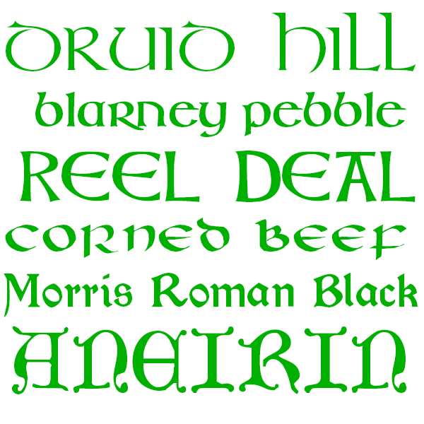 celtic font download free mac