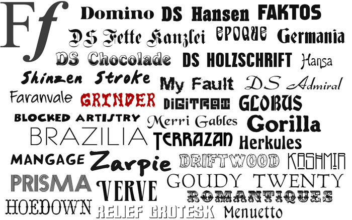 free fonts for mac and gimp