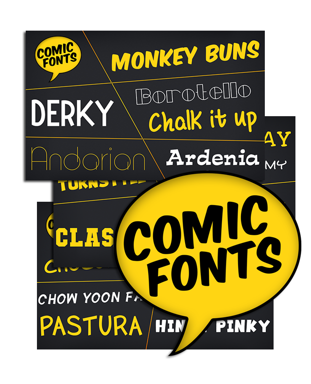 Comic Fonts for commercial use