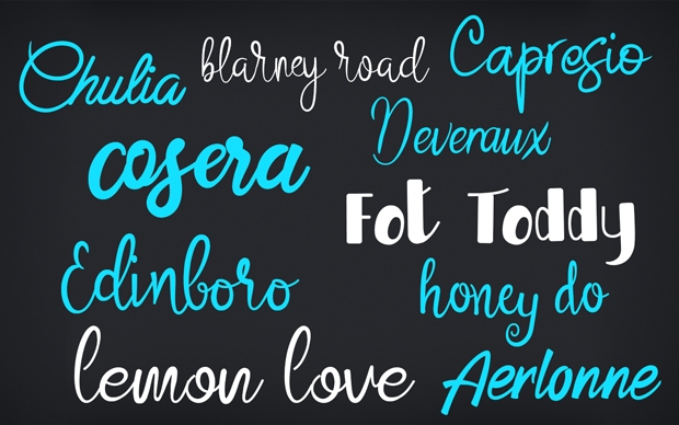 mac script fonts