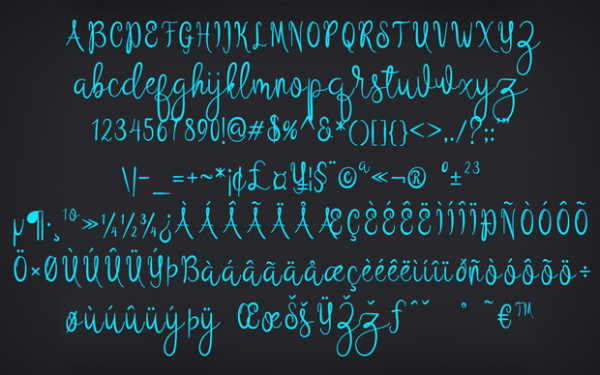 mac script fonts