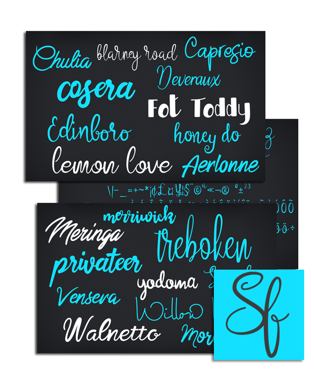 mac script fonts